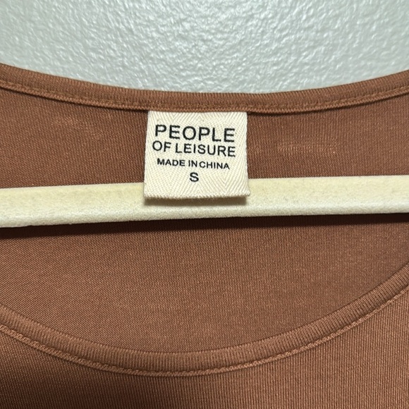 People of Leisure brown dress small - Picture 2 of 6